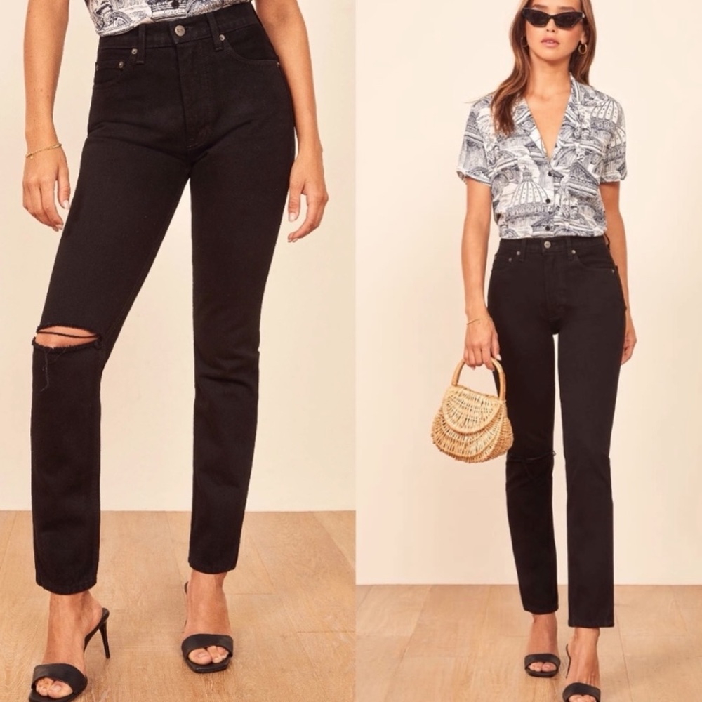 Reformation Julia High Cigarette Jeans
